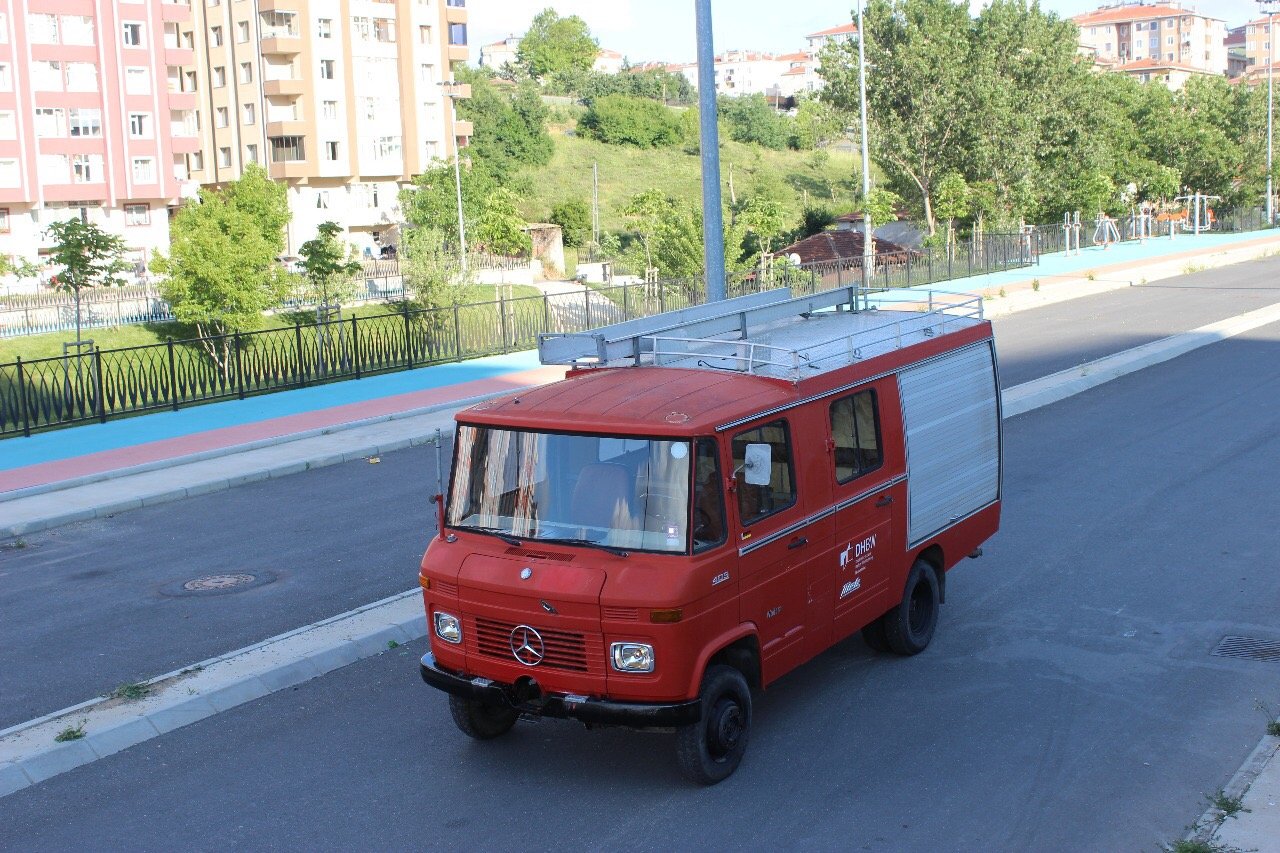klasik itfaiye aracı
