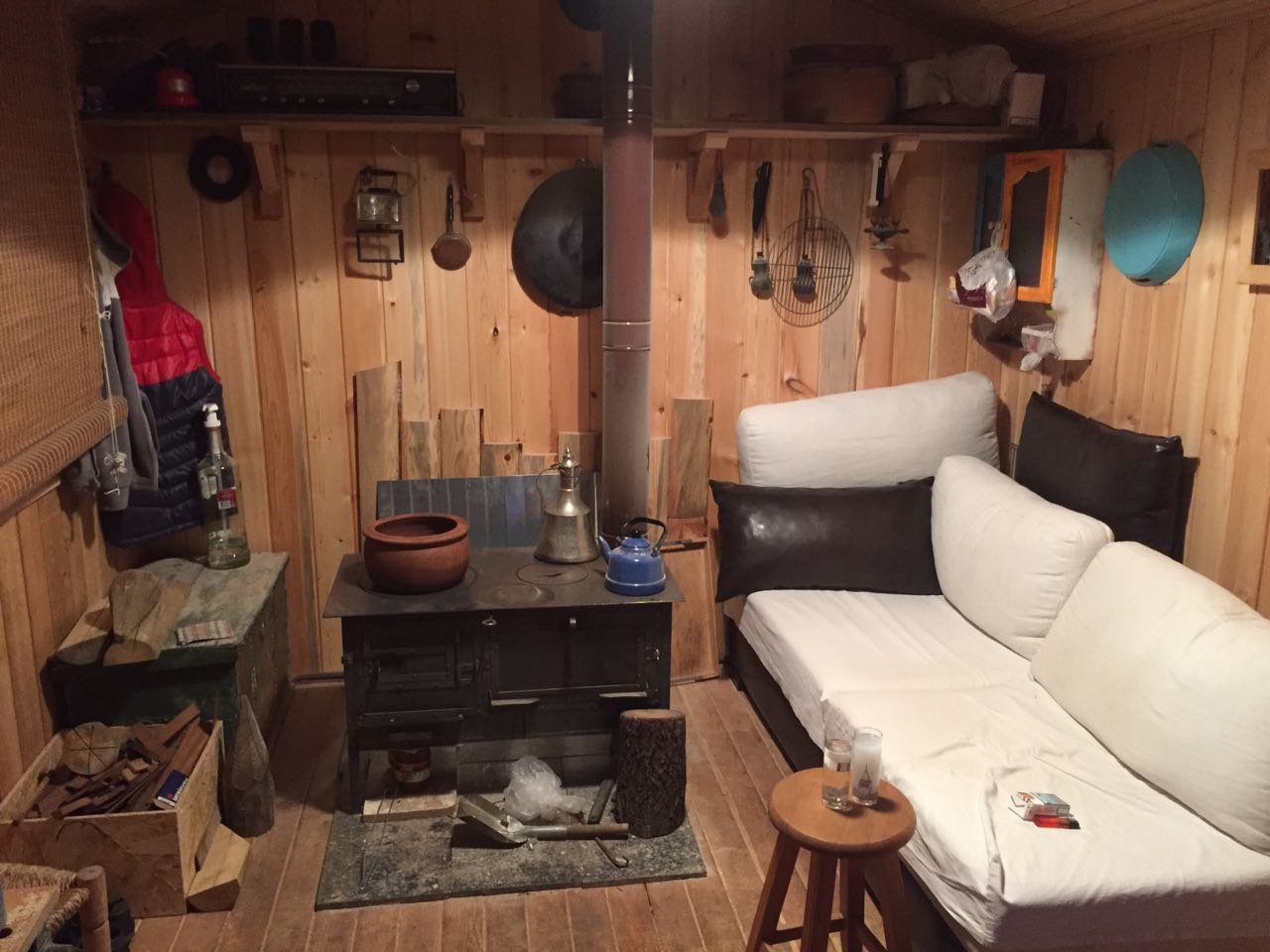 naturel kütük villa