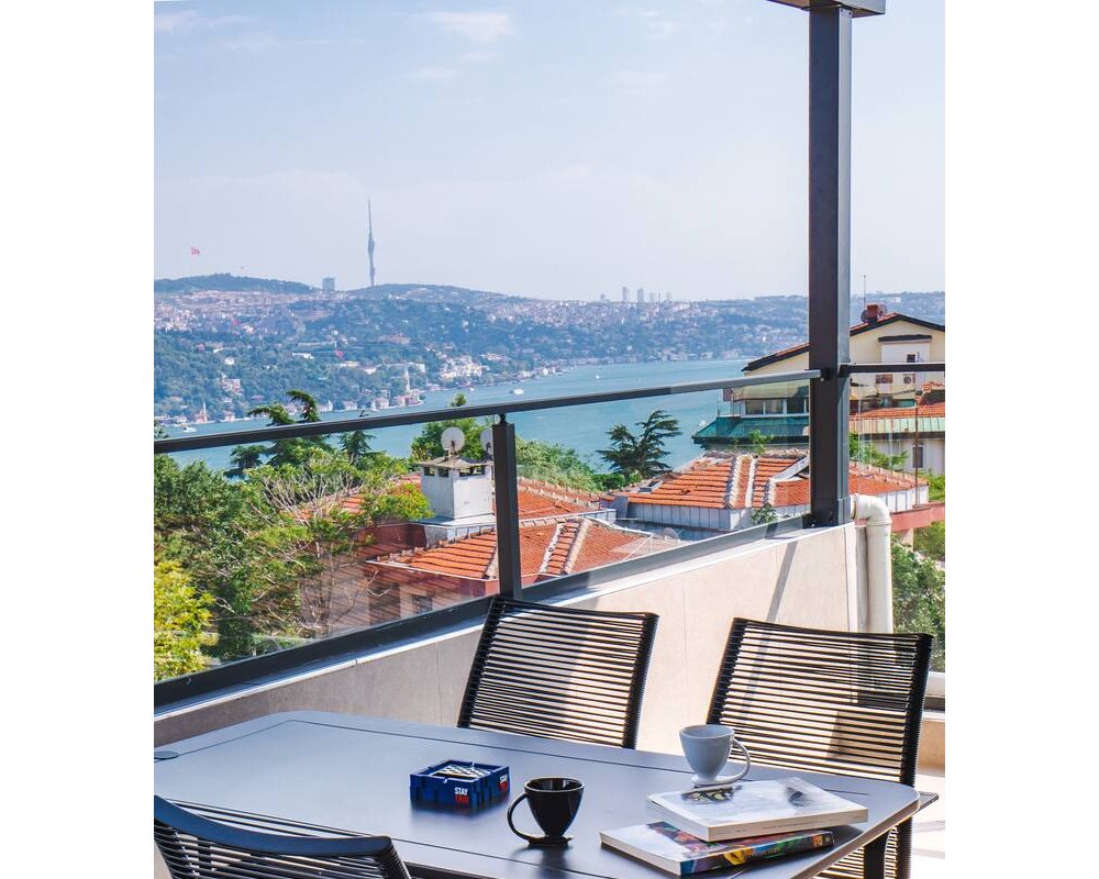 panaromik istanbul manzaralı 5 adet teraslı daire