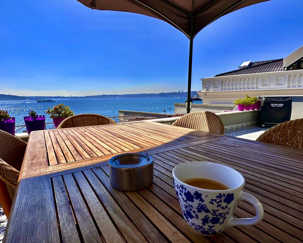 Sarıyer Panoramik Boğaz Manzaralı, Teraslı, Rıhtımlı Yalı Dairesi