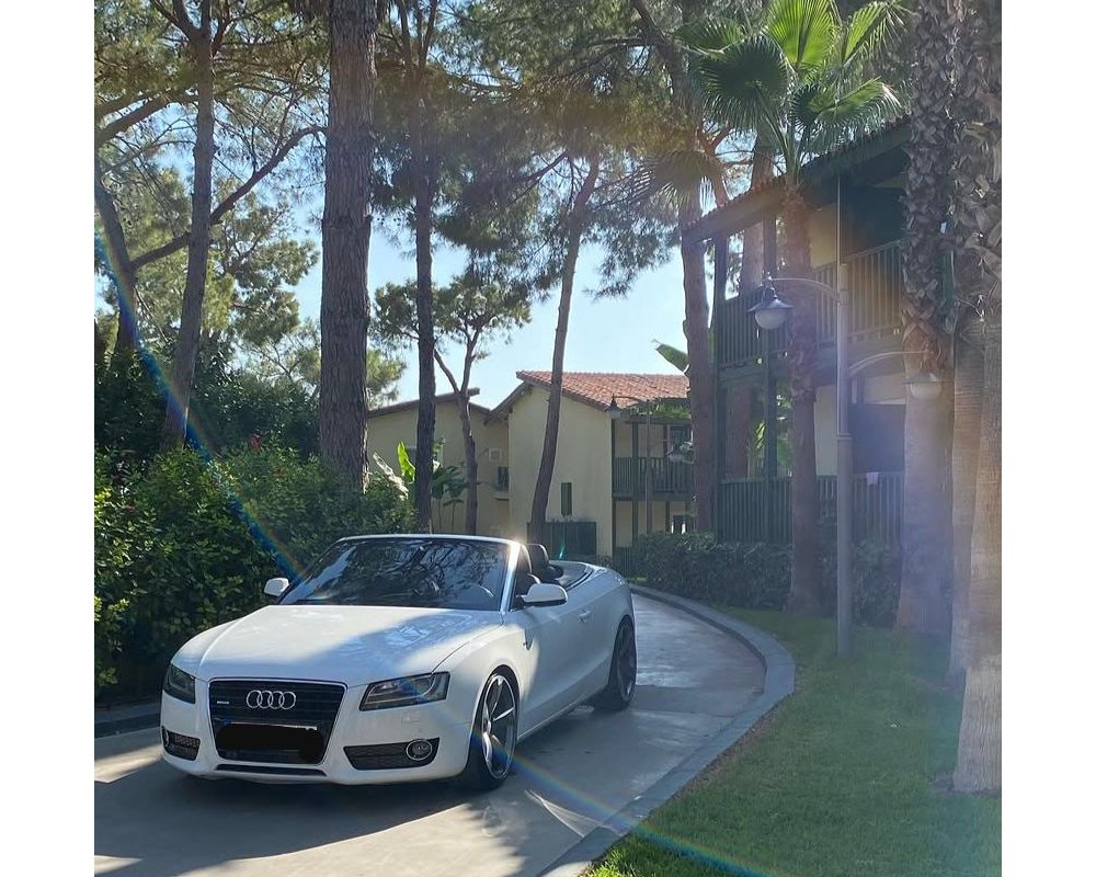 KİRALIK AUDI A5 CABRIO ÜSTÜ AÇIK BEYAZ ARABA