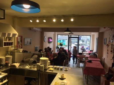 Reşitpaşada açık mutfaklı restoran