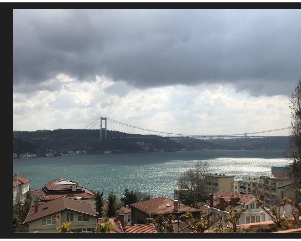 Sarıyer'de boğaz manzaralı ev